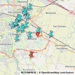 Mappa Via Lucrezio Caro, 43123 Parma PR, Italia (2.434)