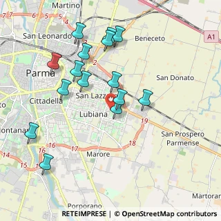 Mappa Via Lucrezio Caro, 43123 Parma PR, Italia (1.98733)