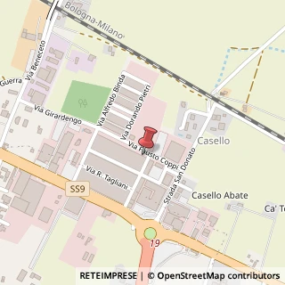 Mappa Via F. Coppi, 37, 43122 Parma, Parma (Emilia Romagna)