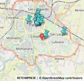 Mappa Via Attila Alberti, 43123 Parma PR, Italia (1.612)