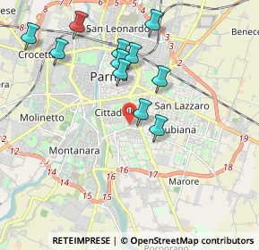 Mappa Viale Martiri di Cefalonia, 43123 Parma PR, Italia (1.91636)