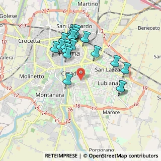Mappa Via Attila Alberti, 43123 Parma PR, Italia (1.853)