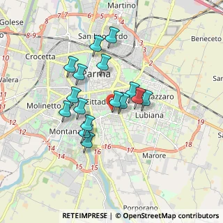 Mappa Viale Martiri di Cefalonia, 43123 Parma PR, Italia (1.4525)