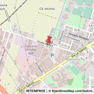 Mappa strada Manara, 18, 43126 Parma, Parma (Emilia Romagna)