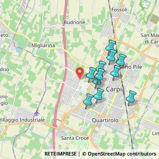 Mappa Via Werner Von Siemens, 41012 Carpi MO, Italia (1.61273)