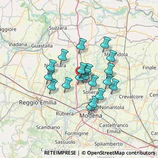 Mappa Via Werner Von Siemens, 41012 Carpi MO, Italia (10.2275)