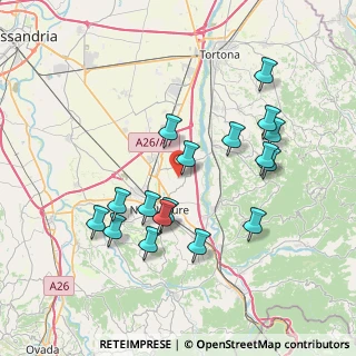 Mappa Strada della Fossa del Sale, 15067 Novi ligure AL, Italia (7.43471)