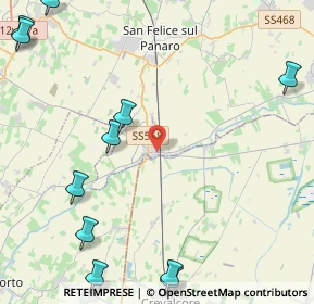 Mappa Largo della Bastiglia, 41031 Camposanto MO, Italia (6.83231)