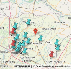 Mappa Largo della Bastiglia, 41031 Camposanto MO, Italia (19.481)