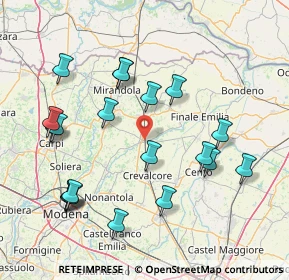 Mappa Largo della Bastiglia, 41031 Camposanto MO, Italia (17.046)