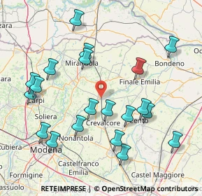 Mappa Largo della Bastiglia, 41031 Camposanto MO, Italia (17.52)