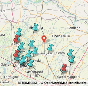 Mappa Largo della Bastiglia, 41031 Camposanto MO, Italia (19.743)