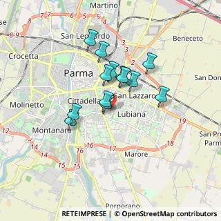 Mappa Via Giovanni Gronchi, 43123 Parma PR, Italia (1.33615)