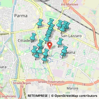 Mappa Via Giovanni Gronchi, 43123 Parma PR, Italia (0.7055)