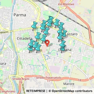 Mappa Via Giovanni Gronchi, 43123 Parma PR, Italia (0.74)