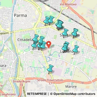 Mappa Via Giovanni Gronchi, 43123 Parma PR, Italia (0.8195)