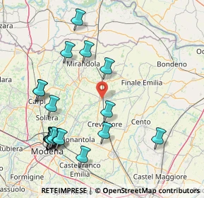 Mappa Viale G. Garibaldi, 41031 Camposanto MO, Italia (19.175)