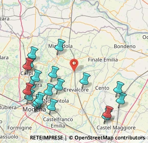 Mappa Viale G. Garibaldi, 41031 Camposanto MO, Italia (19.6355)