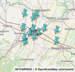 Mappa Via Coppi, 43122 Parma PR, Italia (10.695)