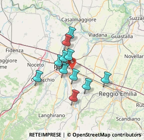 Mappa Via Coppi, 43122 Parma PR, Italia (9.87545)