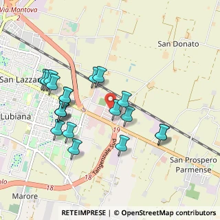 Mappa Via Coppi, 43122 Parma PR, Italia (0.9585)