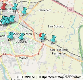 Mappa Via F. Coppi, 43122 Parma PR, Italia (3.17176)