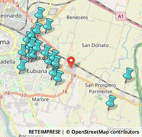 Mappa Via F. Coppi, 43122 Parma PR, Italia (2.2385)