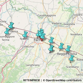Mappa Via Tibullo Albio, 43123 Parma PR, Italia (15.37143)