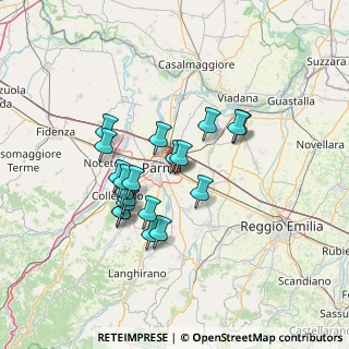 Mappa Via Tibullo Albio, 43123 Parma PR, Italia (11.5445)