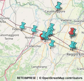 Mappa Via Manara, 43126 Parma PR, Italia (14.38667)