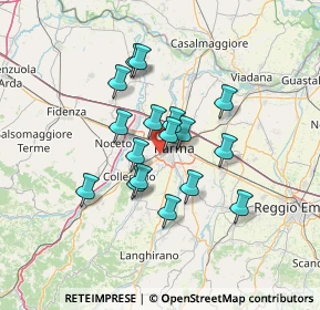 Mappa Via Manara, 43126 Parma PR, Italia (10.73176)