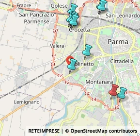 Mappa Via Manara, 43126 Parma PR, Italia (2.36)