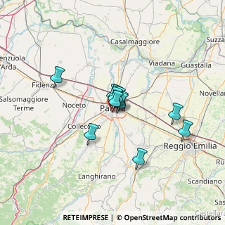 Mappa Via Antonio Bizzozero, 43123 Parma PR, Italia (8.535)