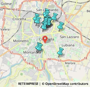 Mappa Via Antonio Bizzozero, 43123 Parma PR, Italia (1.5125)