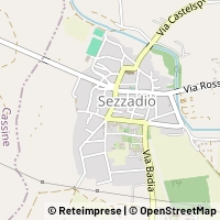 Mapa Sezzadio