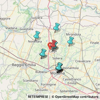 Mappa Via Ricerca Scientifica, 41012 Carpi MO, Italia (11.47143)
