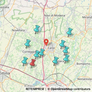 Mappa Via Ricerca Scientifica, 41012 Carpi MO, Italia (7.91545)