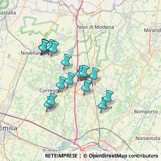 Mappa Via Ricerca Scientifica, 41012 Carpi MO, Italia (6.35563)