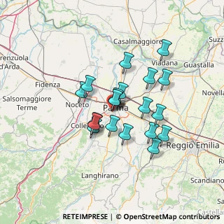 Mappa Via Taro, 43125 Parma PR, Italia (10.5755)