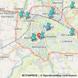 Mappa Via Taro, 43125 Parma PR, Italia (2.17364)