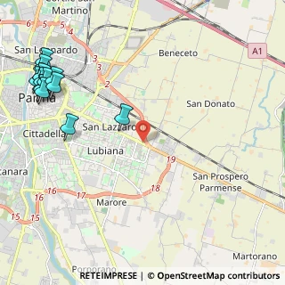 Mappa Via Marco Emilio Lepido, 43100 Parma PR, Italia (3.18929)