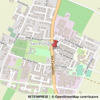 Mappa Via Canaletto, 32, 41030 San Prospero, Modena (Emilia Romagna)