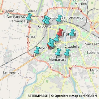 Mappa Via Alfredo Zerbini, 43125 Parma PR, Italia (1.47)