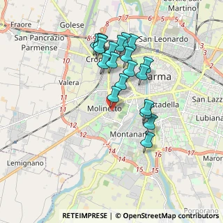 Mappa Via Alfredo Zerbini, 43125 Parma PR, Italia (1.6795)
