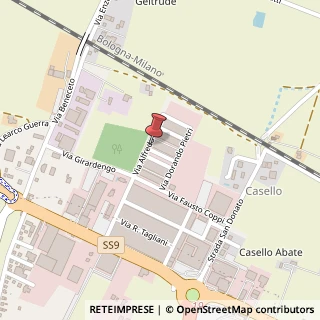 Mappa Piazza B. Lunardi, 1/A, 43122 Parma, Parma (Emilia Romagna)
