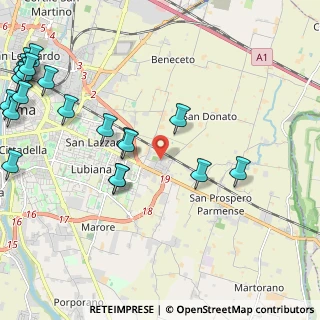 Mappa Piazza B. Lunardi, 43122 Parma PR, Italia (2.9995)