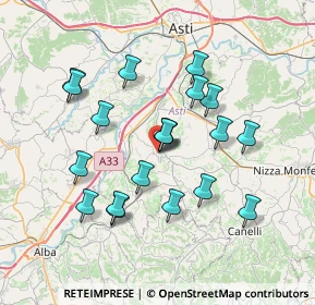 Mappa Via Fantolino, 14055 Costigliole d'Asti AT, Italia (6.7195)