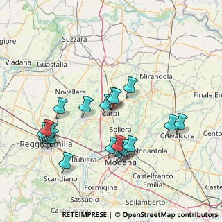 Mappa Via G. Righi, 41012 Carpi MO, Italia (15.787)