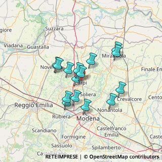 Mappa Via Giovanni Massa, 41012 Carpi MO, Italia (11.026)