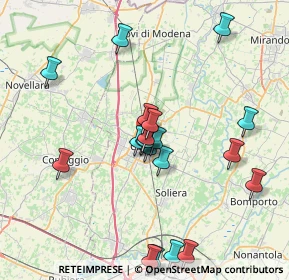 Mappa Via G. Righi, 41012 Carpi MO, Italia (7.733)